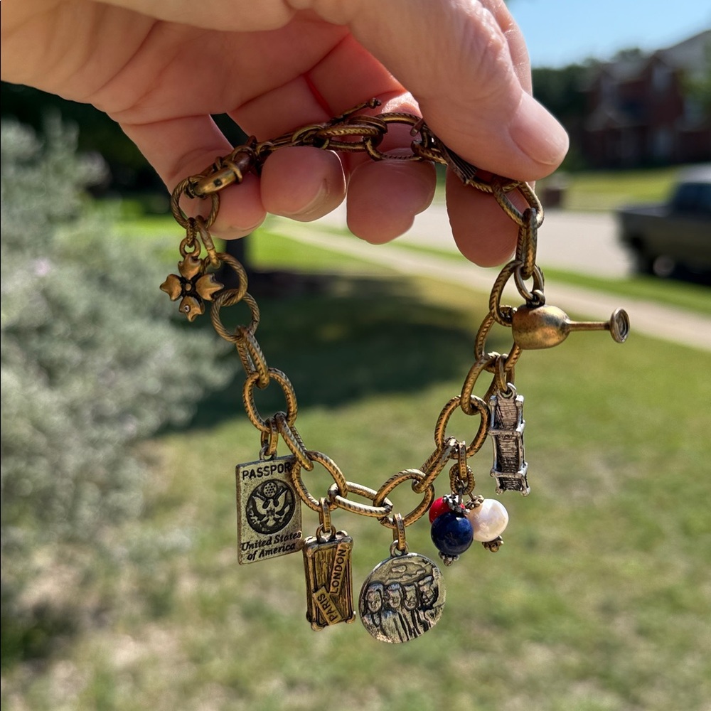 Patricia Nash 🐦‍🔥 two toned World Traveler bracelet